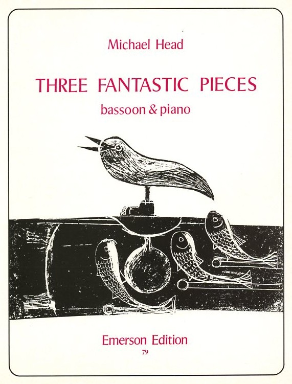 M. Head (1900-1976): 3 Fantastic Pieces<br>fr Fagott + Klavier