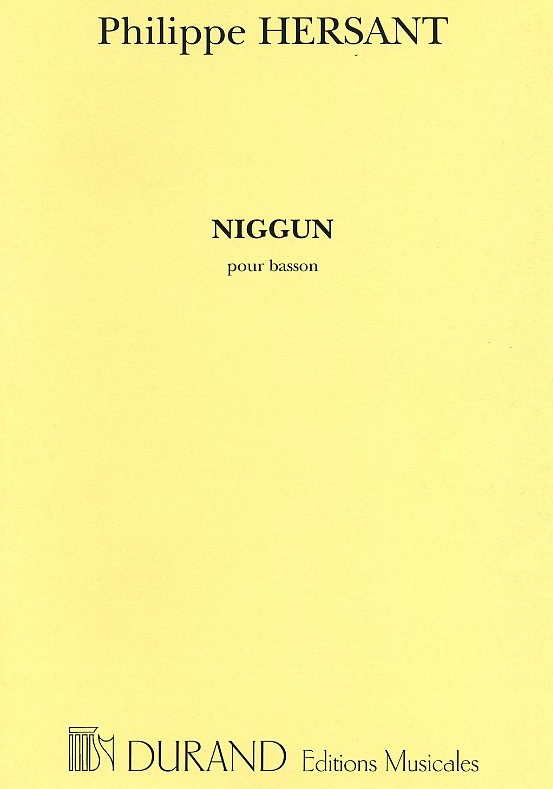 Ph. Hersant(*1948): Niggun<br>fr Fagott