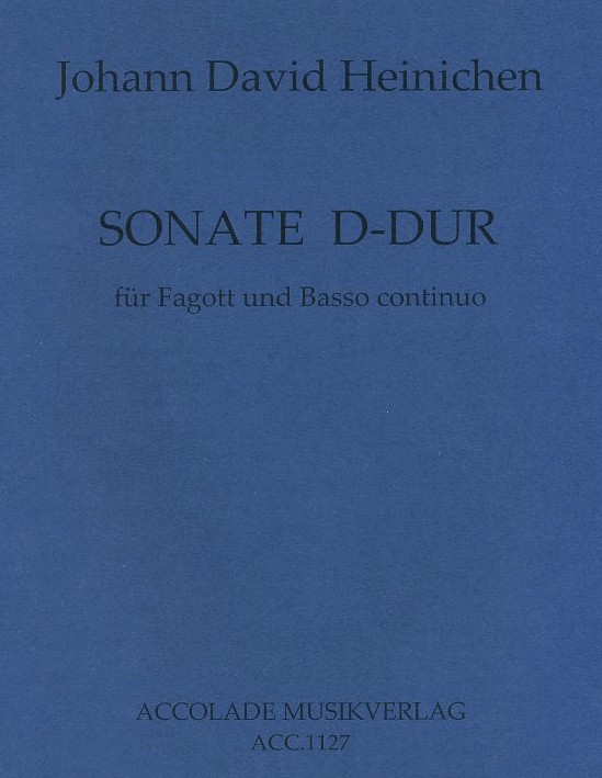 J.D. Heinichen(1983-1729):<br>Sonate D-Dur fr Fagott + BC