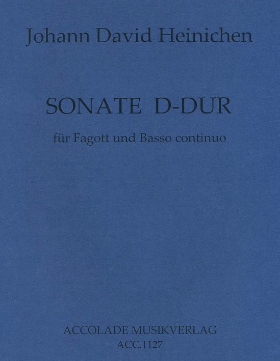 J.D. Heinichen(1983-1729):<br>Sonate D-Dur fr Fagott + BC