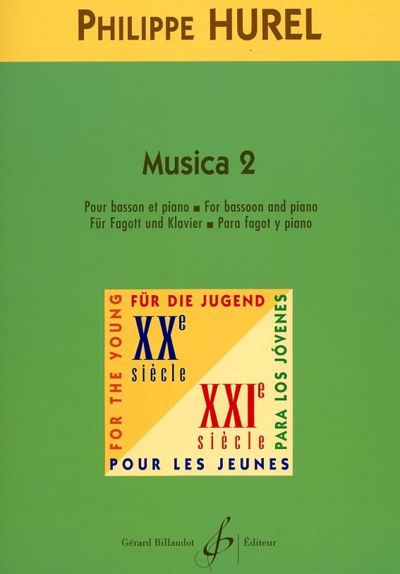 P. Hurel: &acute;Musica 2&acute; für Fagott<br>+ Klavier