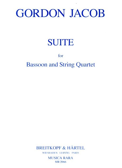 G. Jacob: Suite fr Fagott +<br>Streichquartett