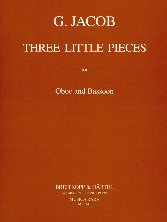 G. Jacob: Three little pieces - Oboe +<br>Fagott