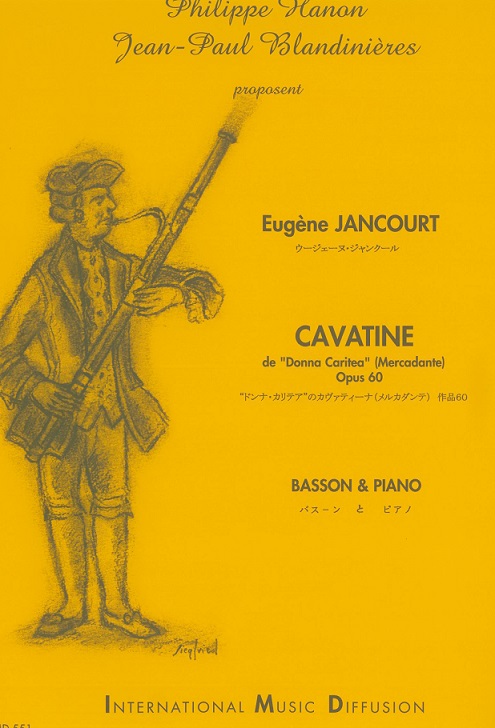 E. Jancourt: Cavatine de Donna Caritea<br>(Mercadante) op. 60 - Fagott + Klavier
