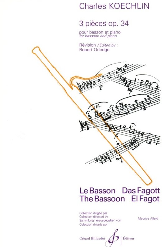 Ch. Koechlin: Trois Pieces op. 34<br>Fagott + Klavier