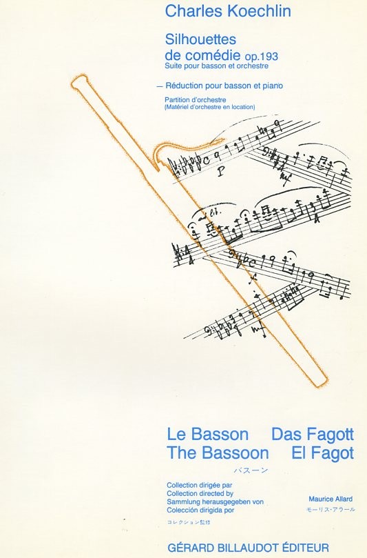 Ch. Koechlin: Silhoettes de Comédie<br>op. 193 - Fagott + Orchester - KA