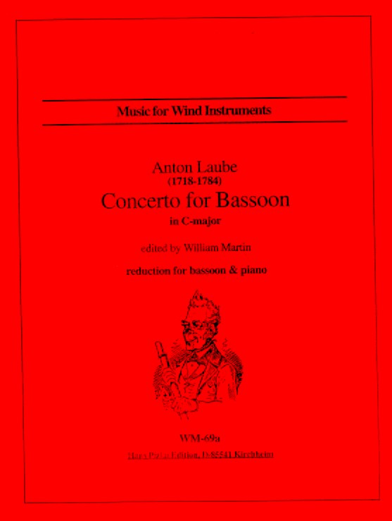 A. Laube(1718-1784): Konzert C-Dur<br>für Fagott + Orchester - KA