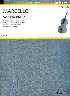 B. Marcello: Sonate II e-moll<br>fr Cello (Fagott) + BC