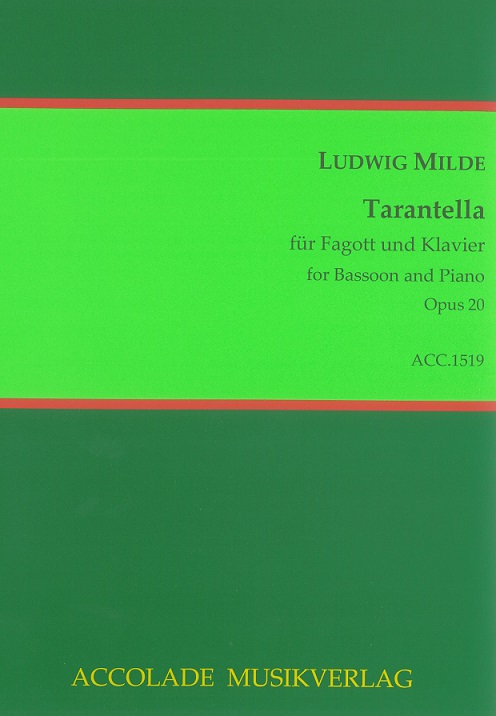L. Milde: Tarantella op. 20<br>Fagott + Klavier / Accolade