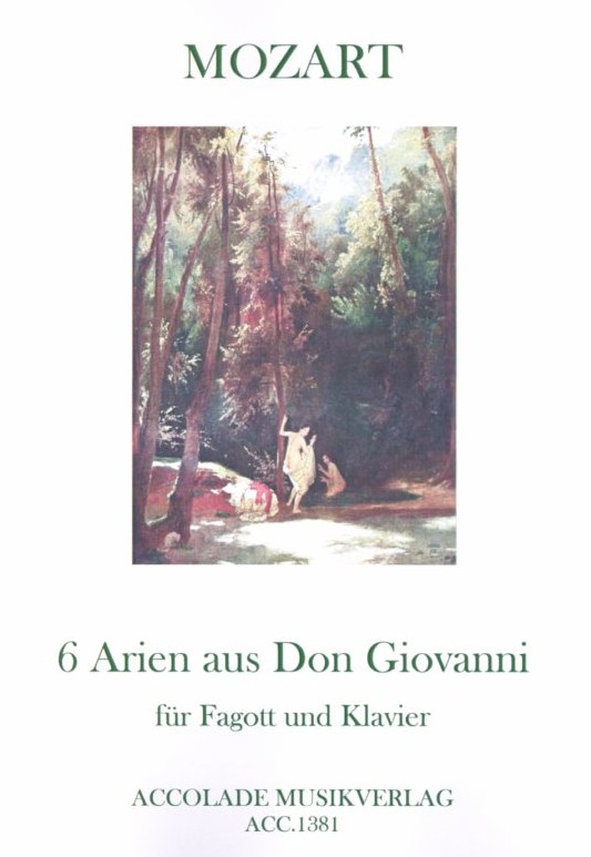 W.A.Mozart: 6 Arien aus Don Giovanni<br>Fagott + Klavier