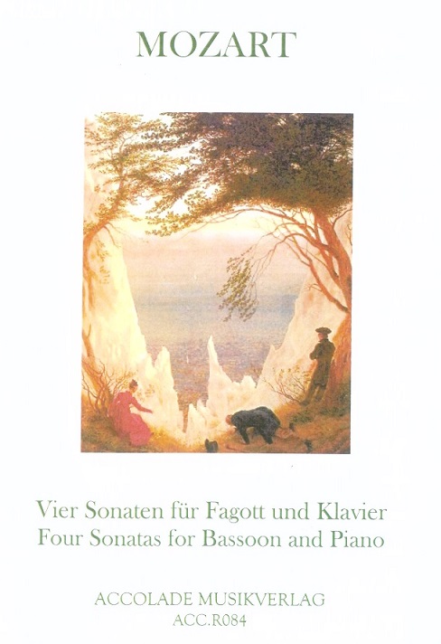 W.A. Mozart: 4 Sonaten f. Fagott+Klavier<br>KV 285 /285b /298 / M. Rechtman