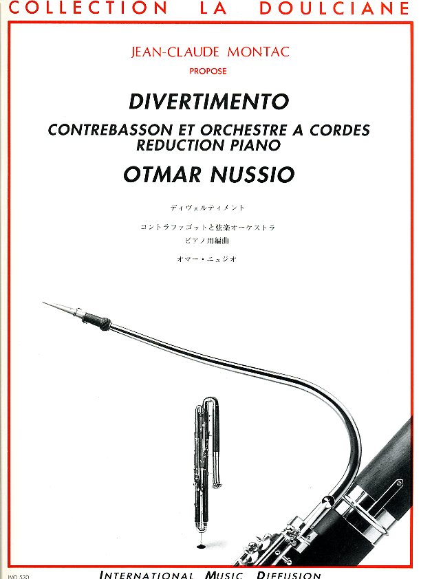 O. Nussio: Divertimento für<br>Kontrafagott + Orch. - KA
