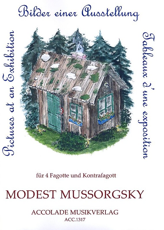 M. Mussorgsky: &acute;Bilder einer Ausstell-<br>ung" - fr 4 Fagotte + Kontrafagott