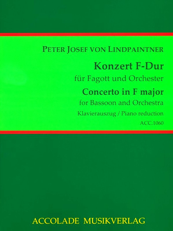 P. Lindpaintner: Konzert F-Dur fr<br>Fagott + Orchester - KA