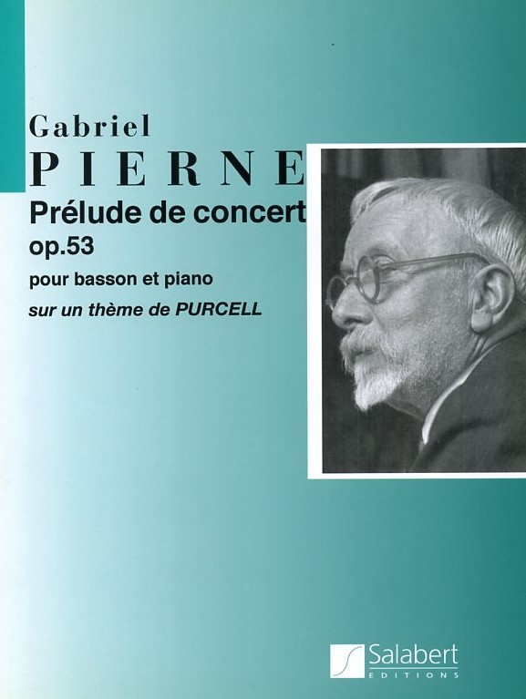 G. Pierné: Prelude de concert op. 53 sur<br>un théme de P.l -Fagott+Klav./Salabert