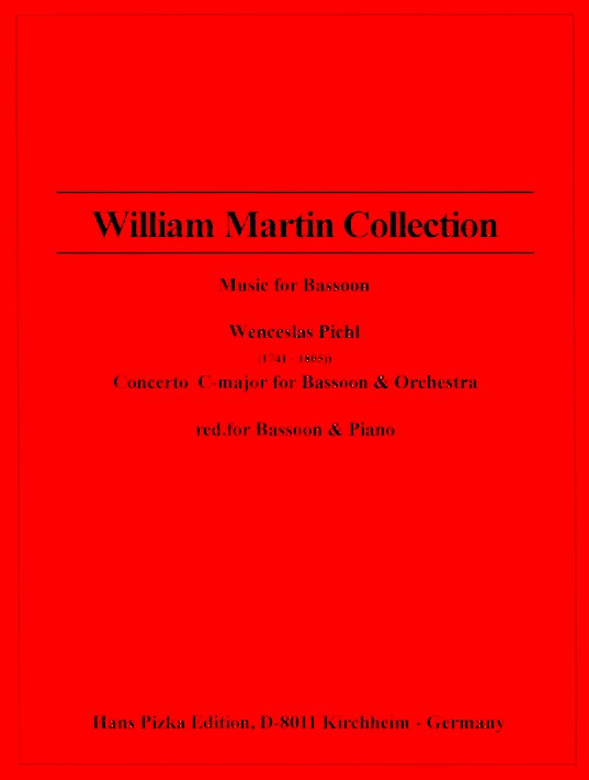 W. Pichl(1741-1805): Konzert C-Dur<br>fr Fagott + Orch. - KA