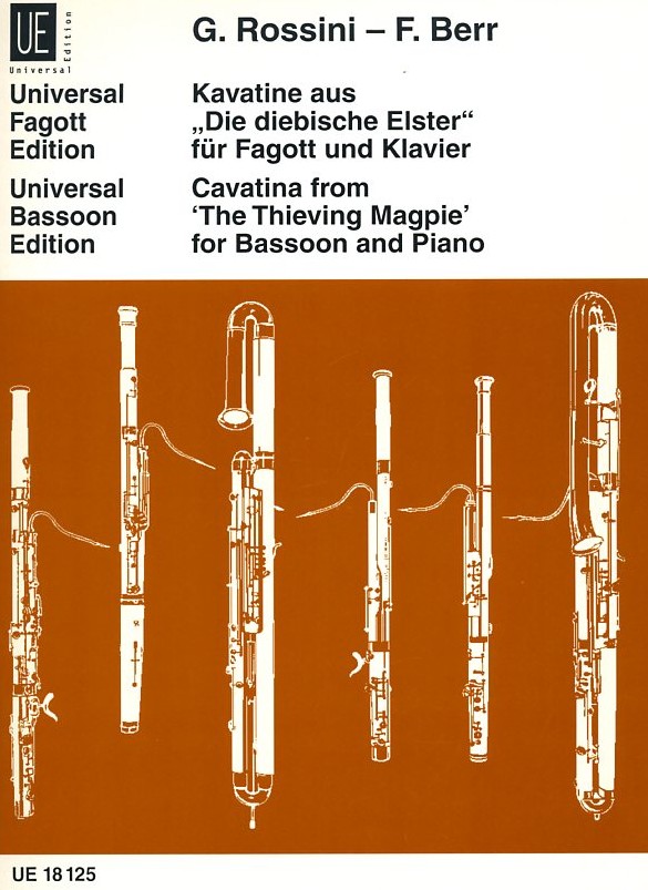 G. Rossini: Kavatine aus &acute;Die diebische<br>Elster&acute; - Fagott + Klavier