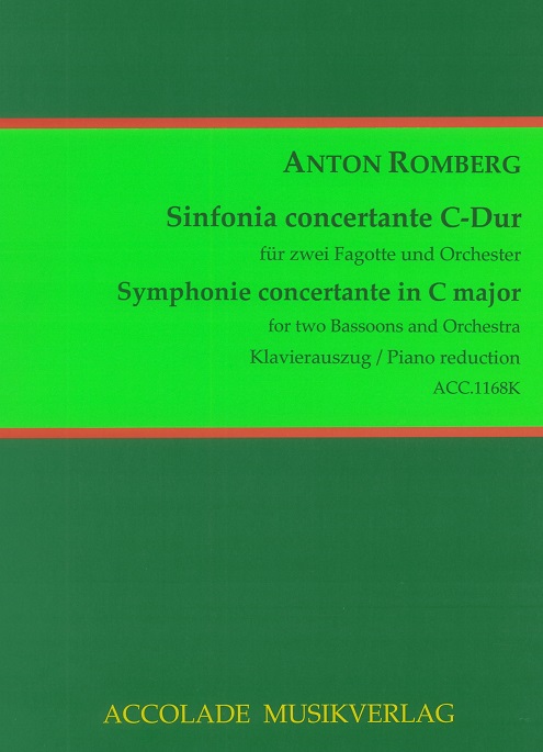 A. Romberg: Sinfonia Concertante C-Dur<br>für 2 Fagotte + Orch. /KA