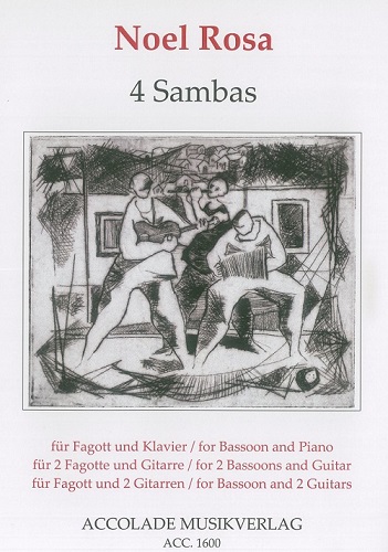 N. Rosa(1910-37): 4 Sambas<br>für Fagott + Klavier