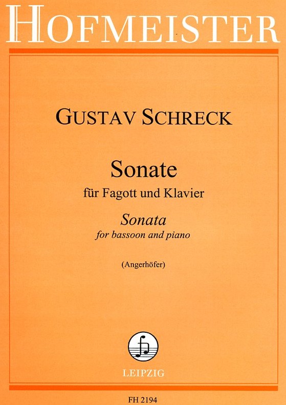 G. Schreck: Sonate fr Fagott<br>+ Klavier