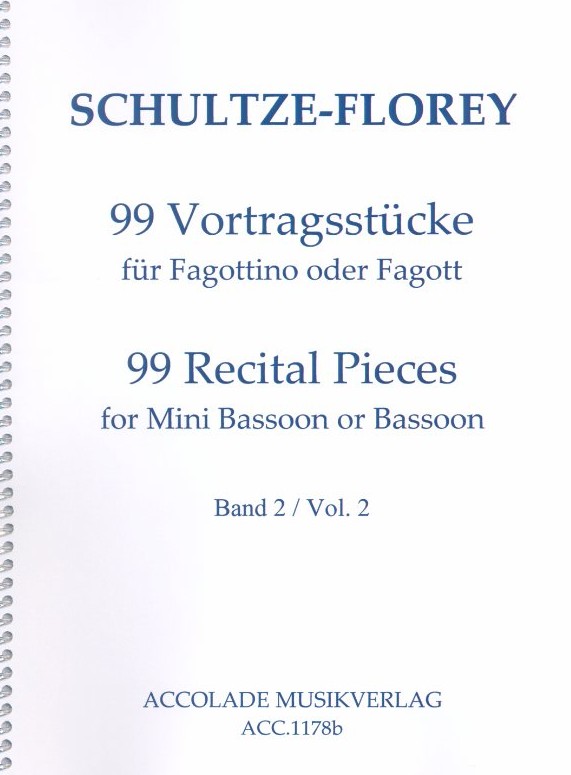 Schultze-Florey: 99 Vortragsstücke<br>für Fagottino o. Fagott /Bd. 2