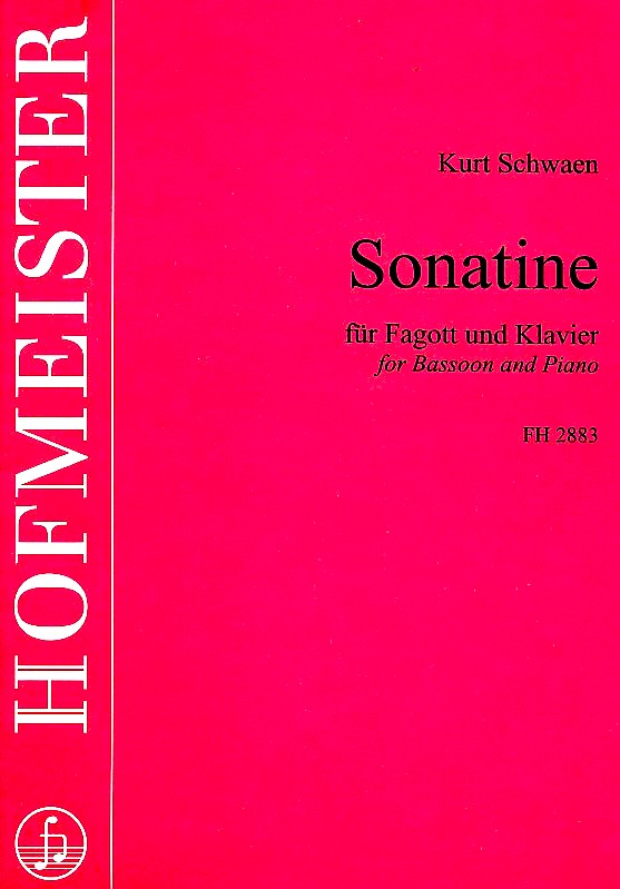 K. Schwaen(*1909): Sonatine (1965)<br>fr Fagott + Klavier