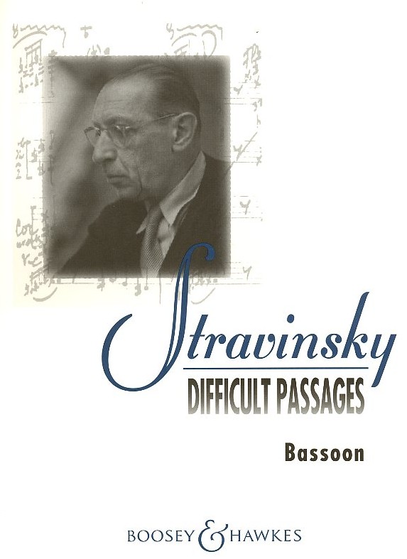 I. Strawinsky: Difficult Passages<br>fr Fagott