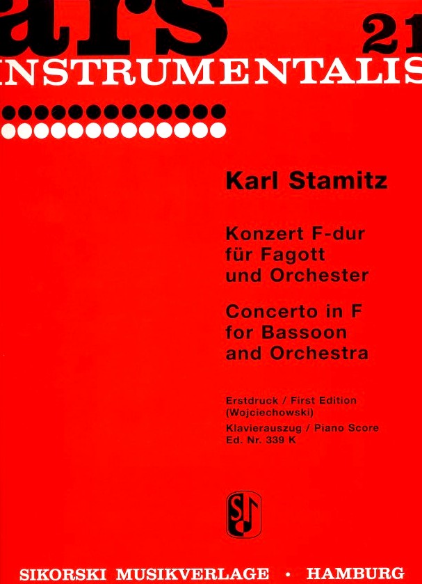C. Stamitz: Konzert F-Dur fr Fagott<br>+ Orchester - KA