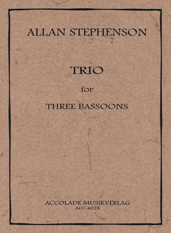 A. Stephenson(*1949): Trio fr<br>3 Fagotte