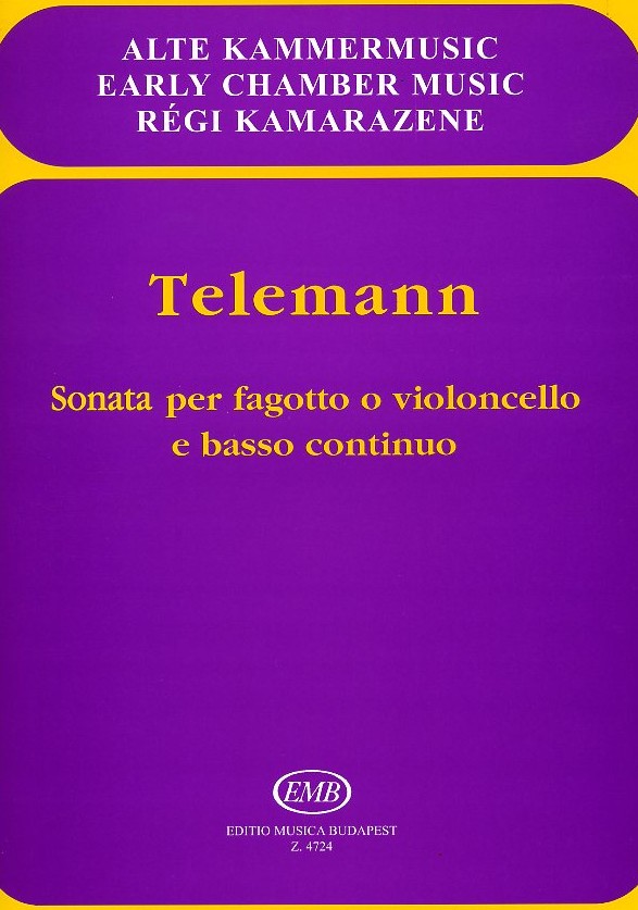 G.Ph. Telemann: Sonate Es-Dur<br>für Fagott (Cello) + BC