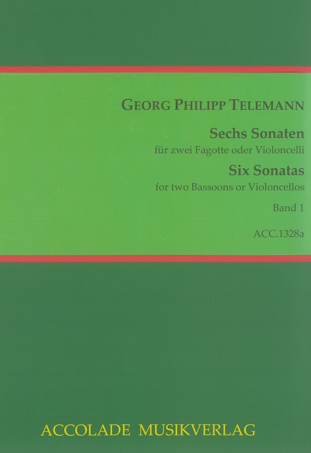 G.Ph. Telemann: 6 Sonaten für 2 Fagotte<br>TWV 40:101-103 - Vol. 1