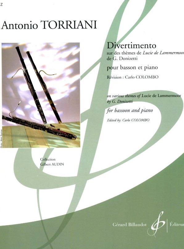 A. Torriani: Divertimento ber Themen<br>aus Lucia de Lammermoor - Fagott+Klavier