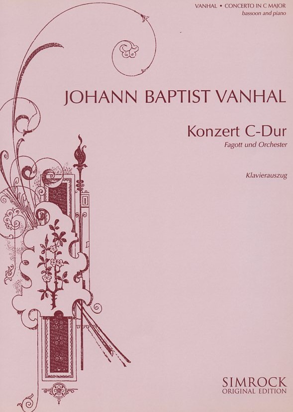 Joh.B. Vanhal: Concerto C-Dur fr<br>Fagott + Orchester - KA
