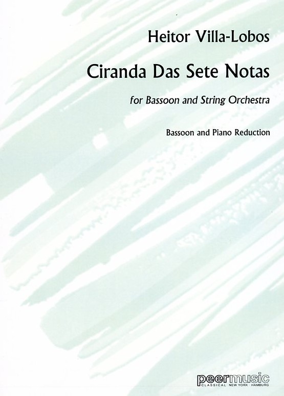 H. Villa-Lobos: Ciranda das Sete Notas<br>für Fagott + Streichorchester - KA