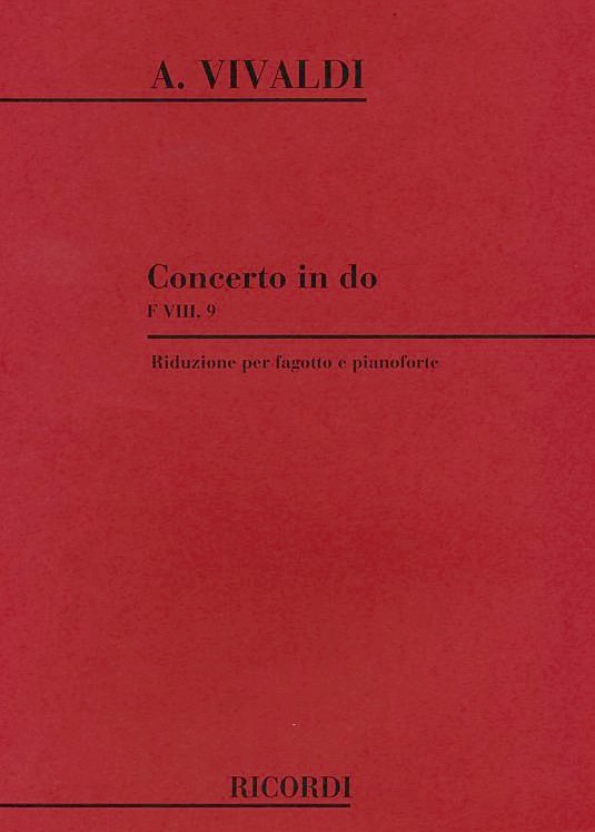 Vivaldi: Fagottkonzert C-Dur F VIII/9<br>RV 473 - KA