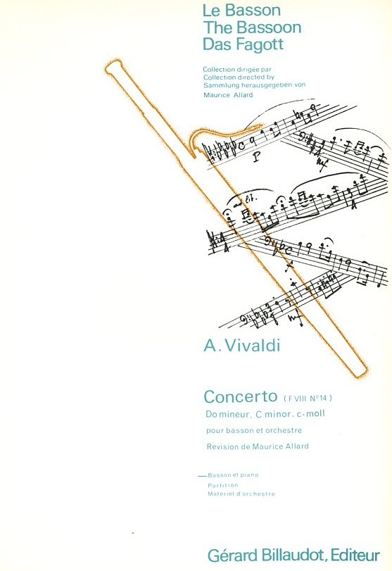 Vivaldi: Fagottkonzert c-moll F VIII/14<br>RV 480 - KA
