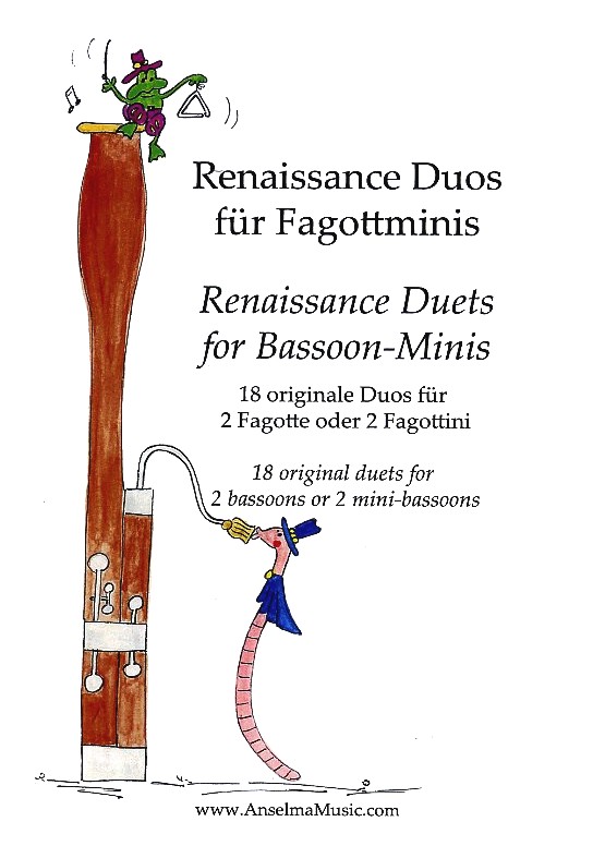 A. Veit: Renaissance Duets<br>18 orig. Duos für Fagott + Fagottino(G)
