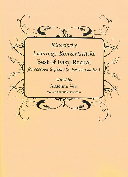 A. Veit: Best of Easy Recital<br>Fagott + Klavier / (2. Fagott ad lib.)