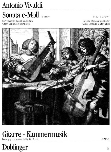 Vivaldi: Sonate No. 5 e-moll fr<br>Fagott (Cello) + Gitarre