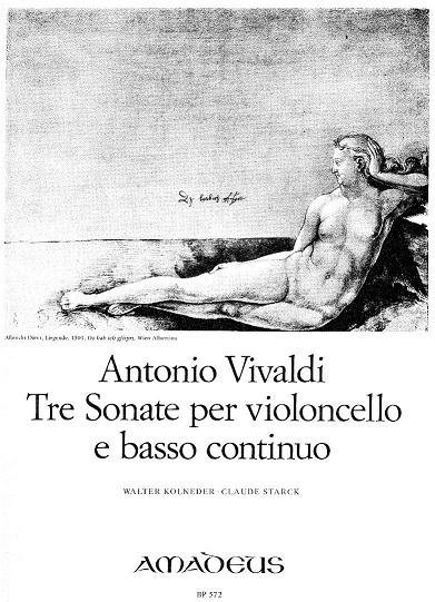 A. Vivaldi: 3 Sonaten für Cello (Fagott)<br>+ BC - No, 7-9