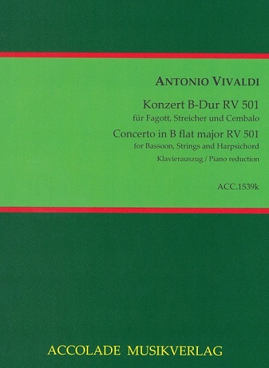 Vivaldi: Fagottkonzert B-Dur F VIII/1<br>RV 501 - &acute;La Notte&acute; Accolade - KA