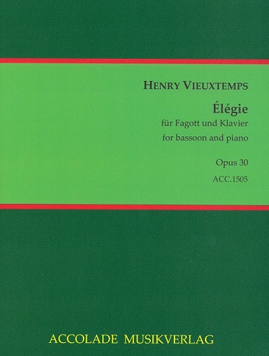 H. Vieuxtemps(1820-1881):<br>Élégie op. 30 - Fagott + Klavier