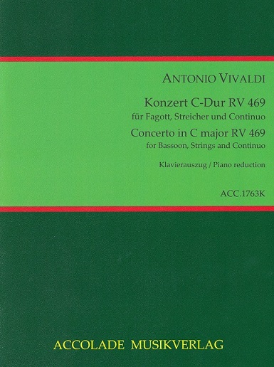 Vivaldi: Fagottkonzert C-Dur F VIII/16<br>RV 469 - KA / Accolade