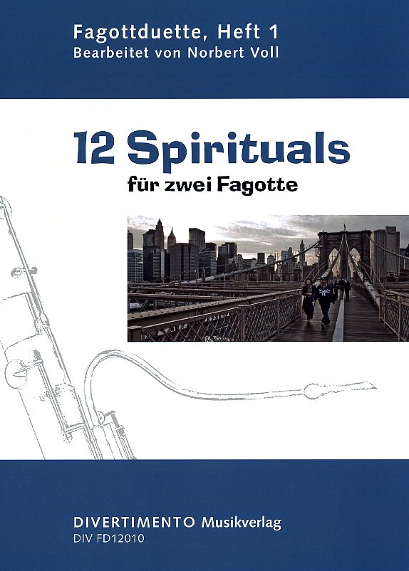 N. Voll: 12 Spirituals fr 2 Fagotte<br>