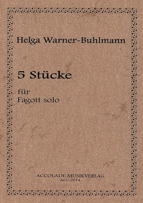 H. Warner-Buhlmann(*1961):<br>5 + 4 - Stcke fr Fagott solo
