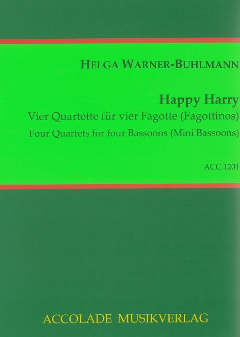 H. Warner-Buhlmann(*1961): &acute;Happy<br>Harry&acute; - fr 4 Fagotte /oder Fagottinos