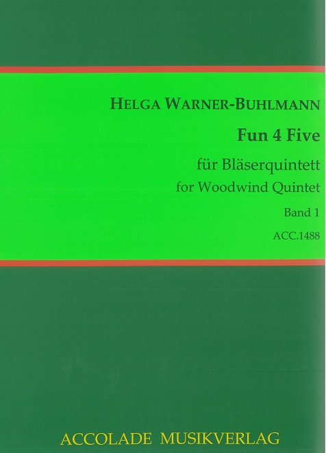 H. Warner-Buhlmann(*1961): Fun 4 Five<br>fr Blserquintett - Band 1
