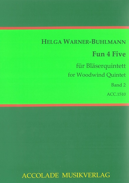 H. Warner-Buhlmann(*1961): Fun 4 Five<br>fr Blserquintett - Band 2