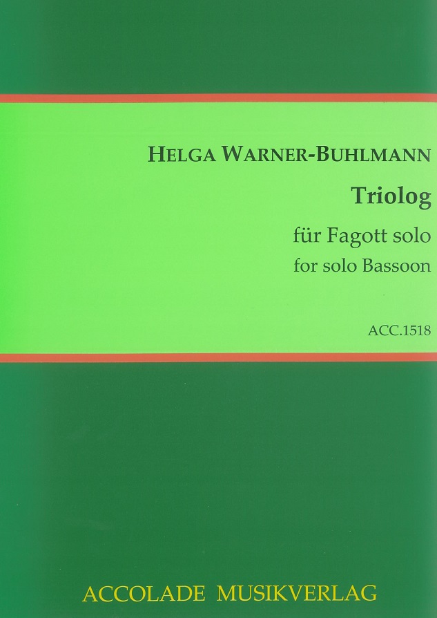 H. Warner-Buhlmann(*1961):<br>Triolog - für Fagott Solo