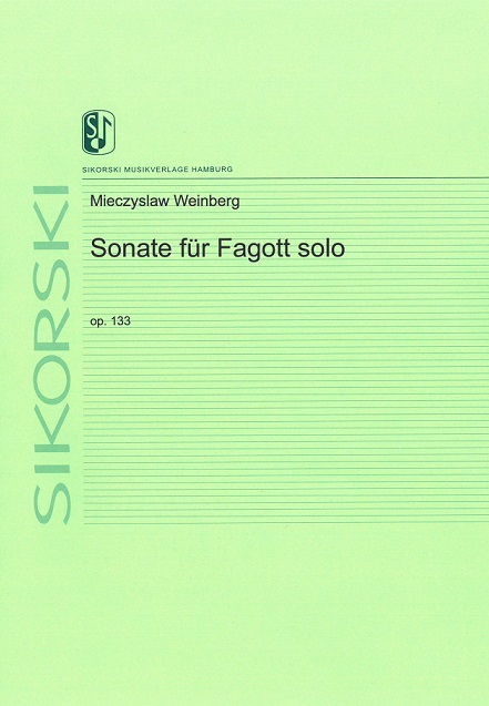 M. Weinberg(1919-96): Sonate op. 133<br>für Fagott solo